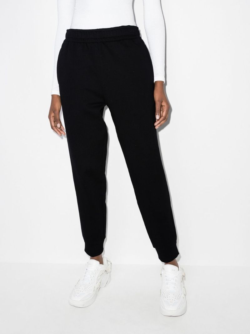 Black Vintage Check Panel Track Pants