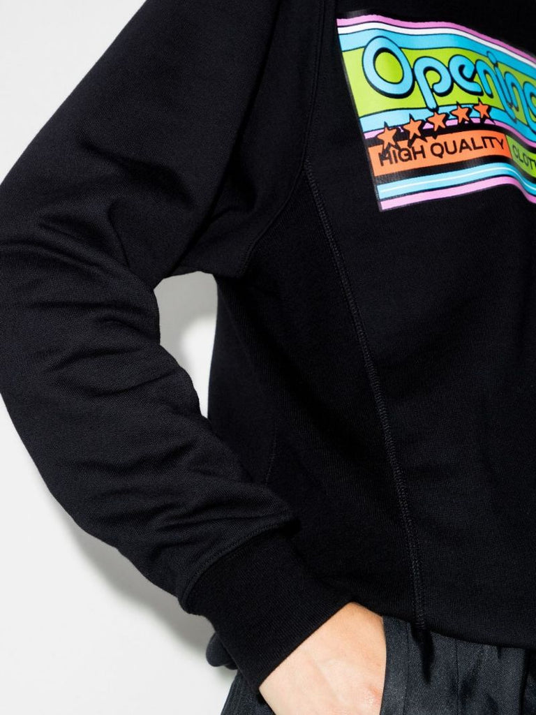 Cartoon Logo Cotton Sweatshirt