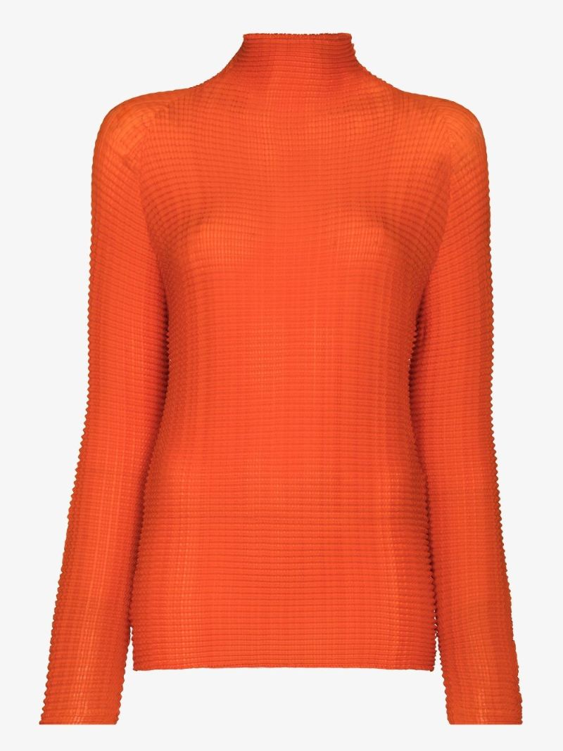 Spongy Turtleneck Top