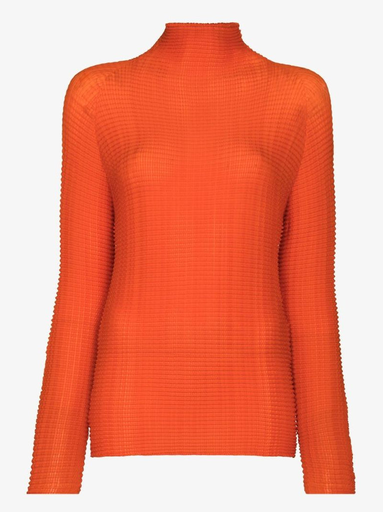 Spongy Turtleneck Top