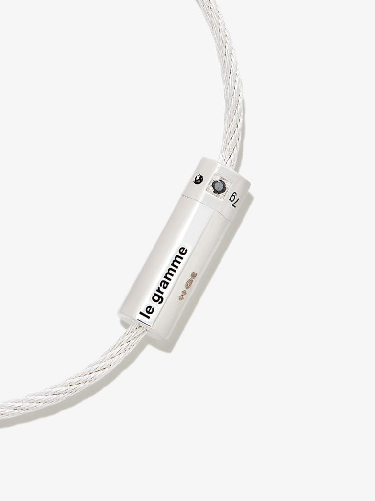 Sterling Silver Le 7g Polished Cable Bracelet