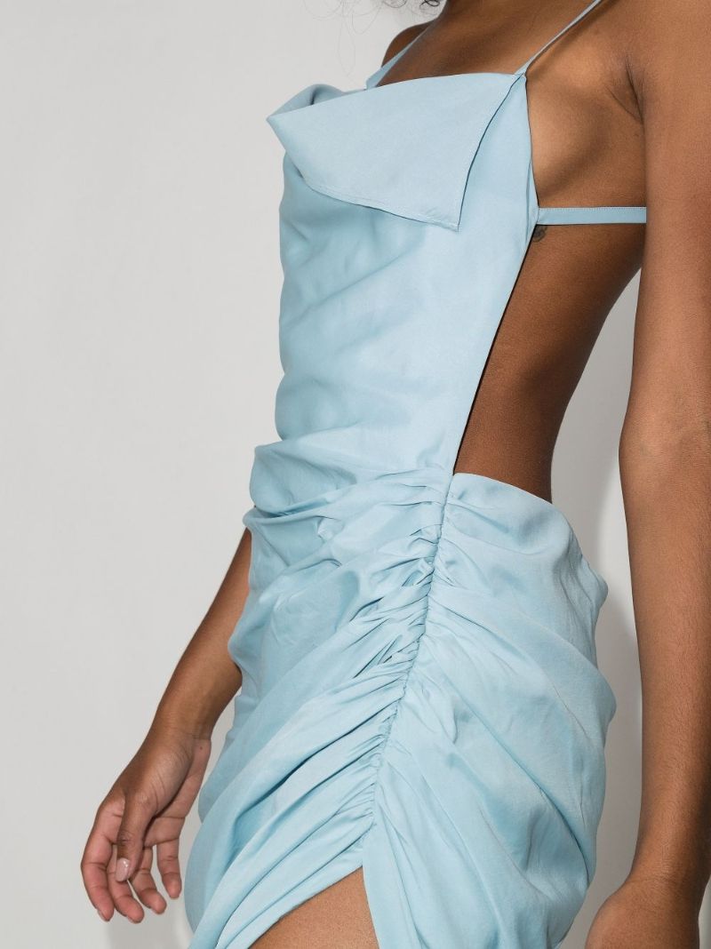 Saudade Asymmetric Cocktail Dress