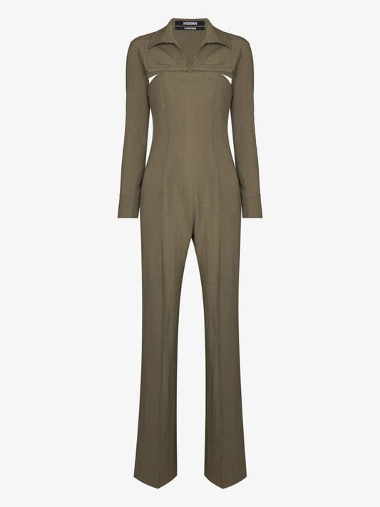 La Combinaison Asao Polo Neck Jumpsuit