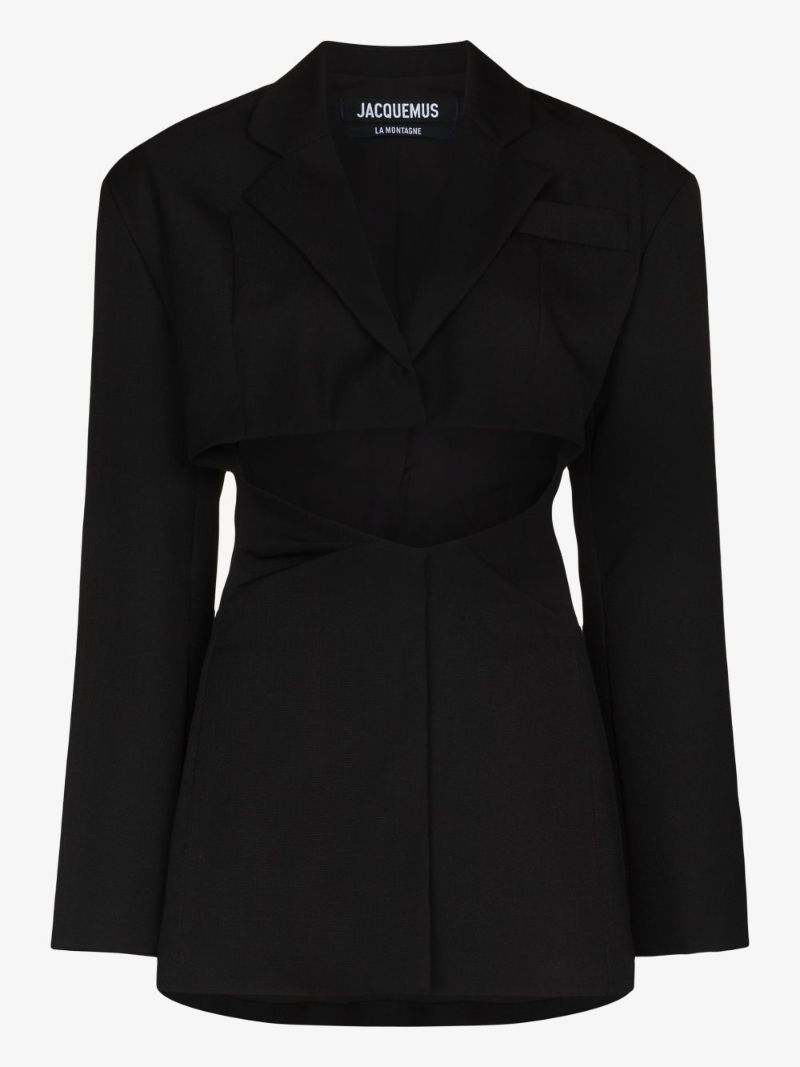 La Veste Arles Midriff Cutout Blazer