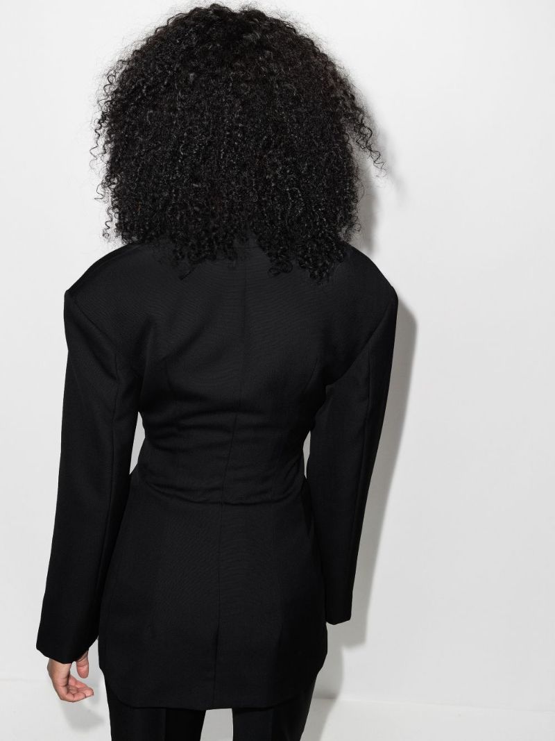 La Veste Arles Midriff Cutout Blazer