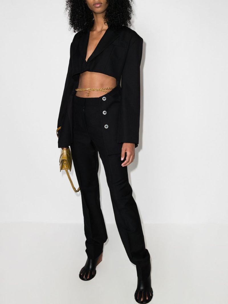 La Veste Arles Midriff Cutout Blazer