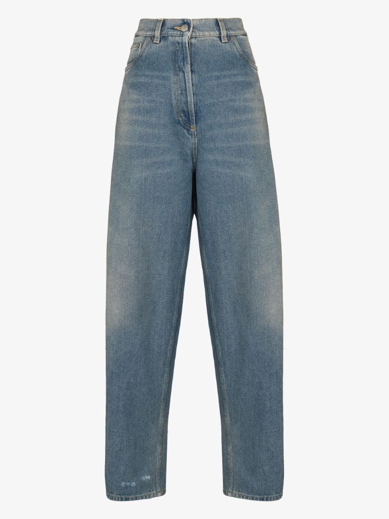 High Waist Straight Leg Jeans