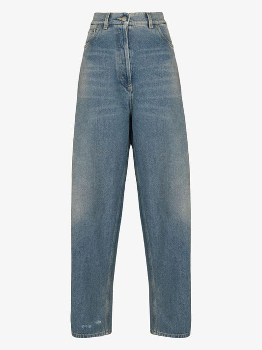 High Waist Straight Leg Jeans