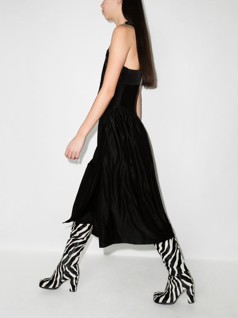 Halterneck Chain Midi Dress