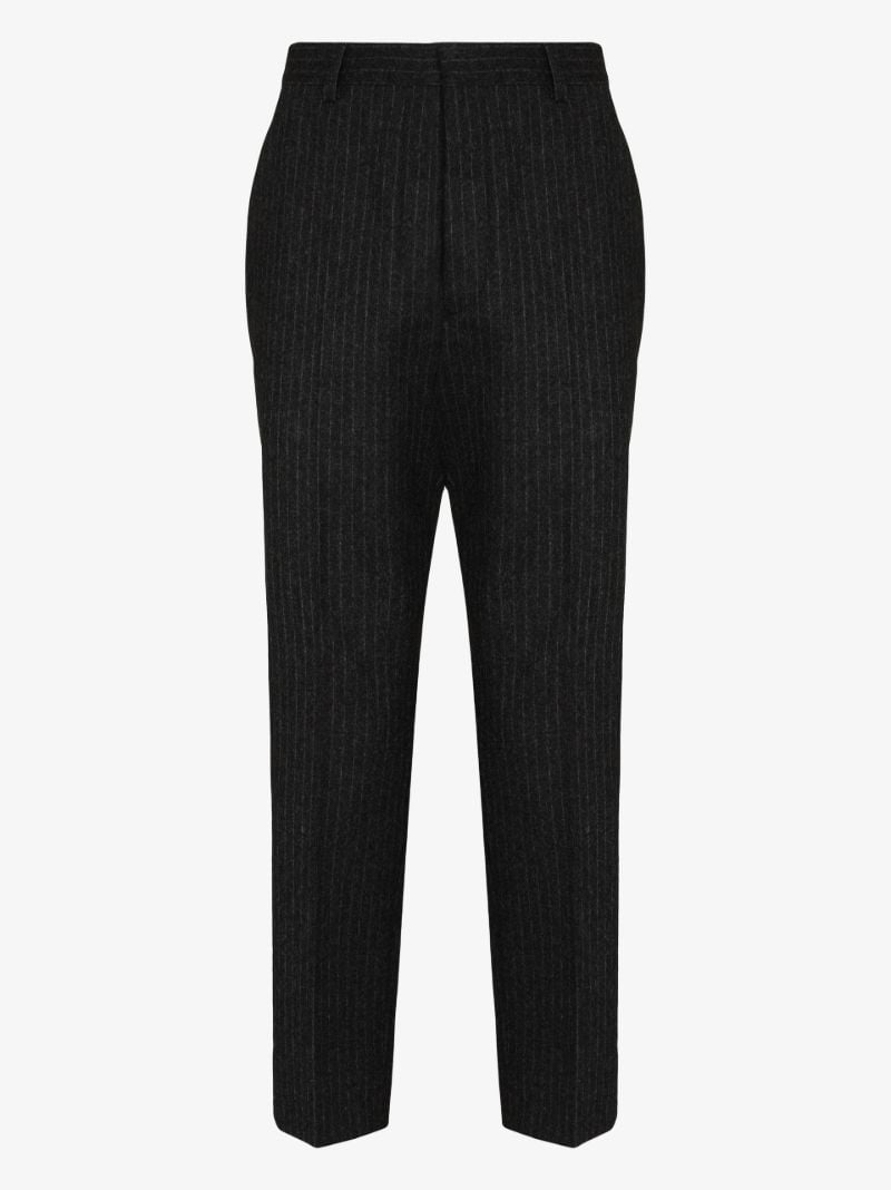 Pinstripe Wool Trousers