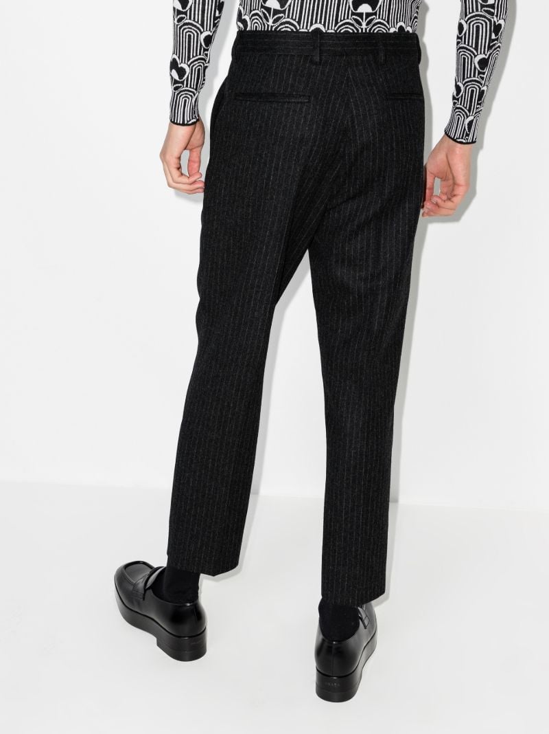 Pinstripe Wool Trousers