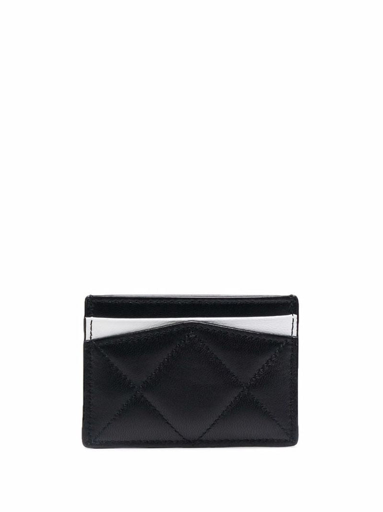Black Skull Leather Card Holder