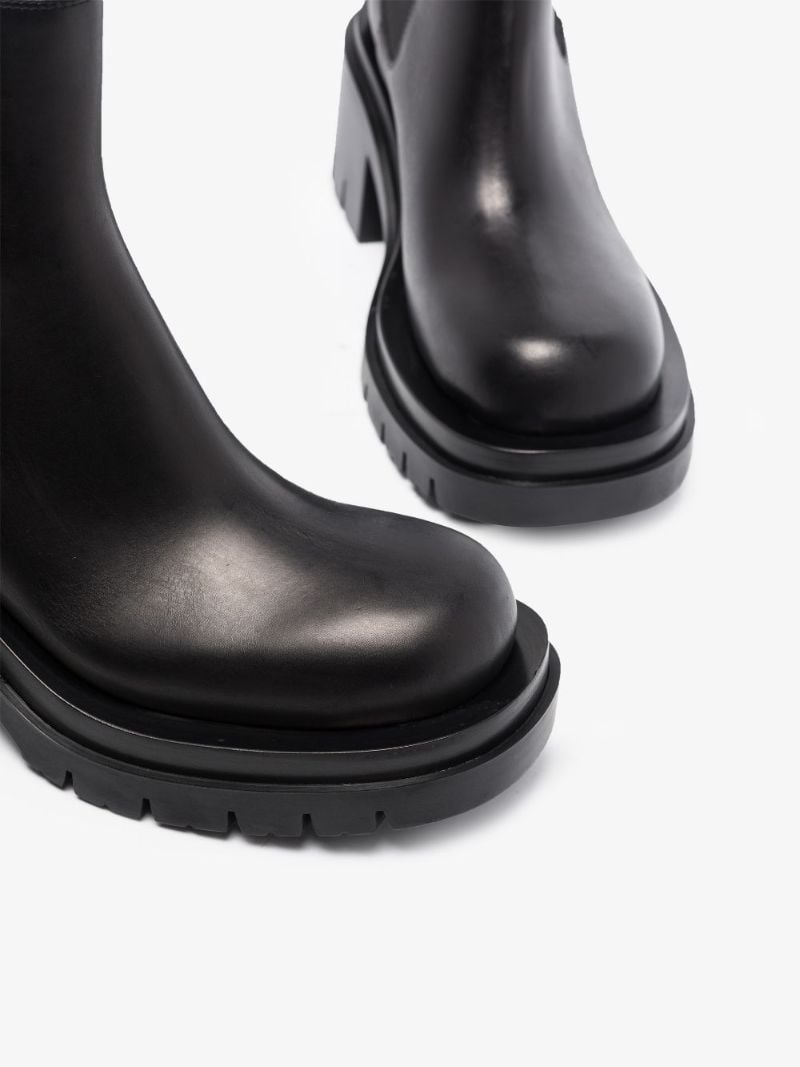 Black Lug 70 Leather Chelsea Boots