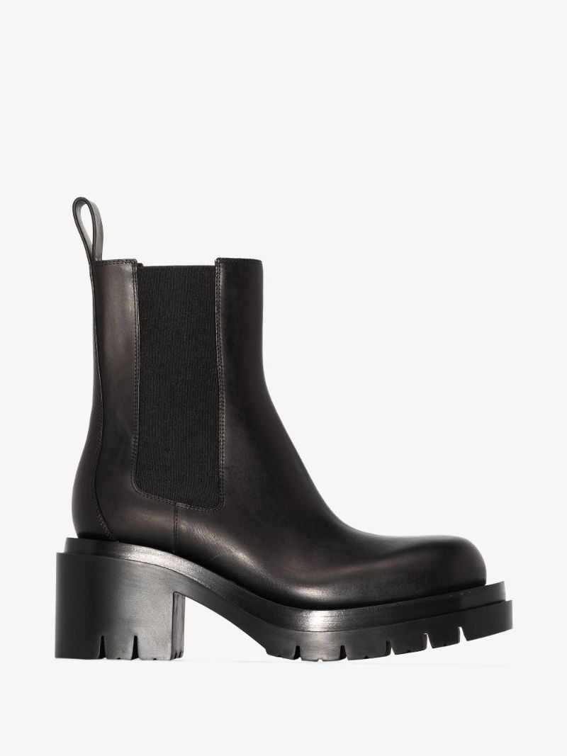 Black Lug 70 Leather Chelsea Boots