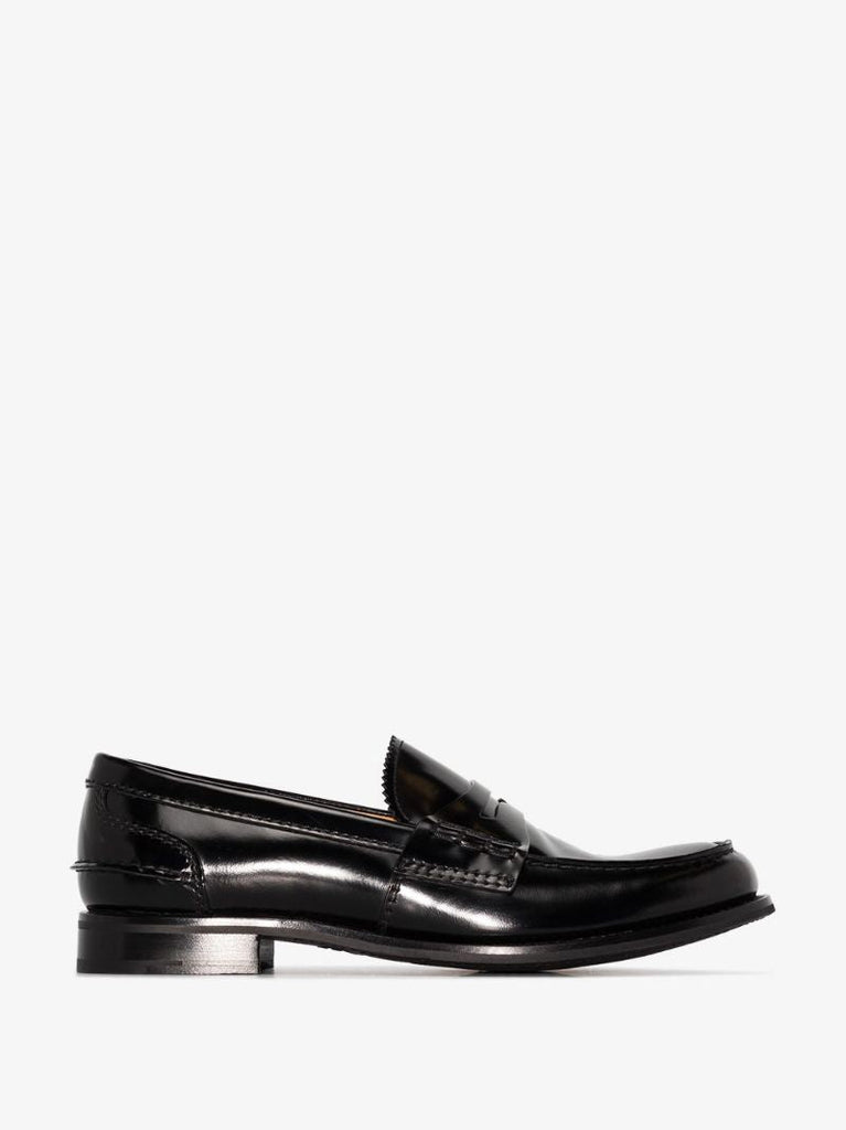 Black Genie Leather Loafers