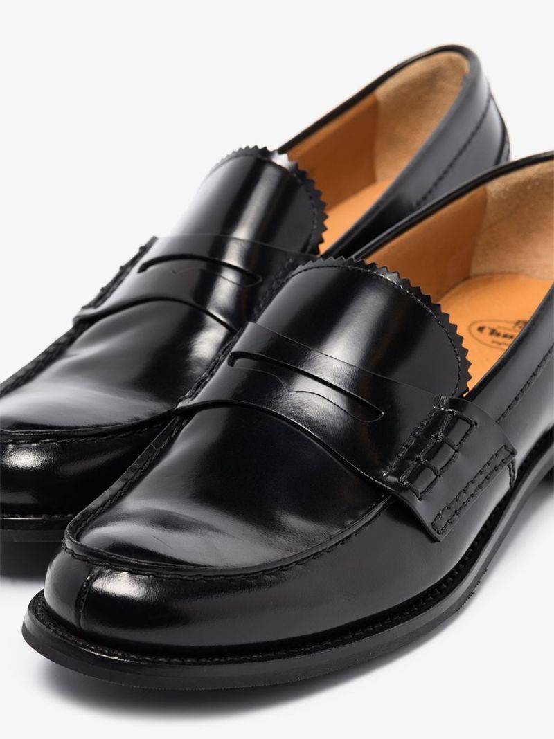Black Genie Leather Loafers