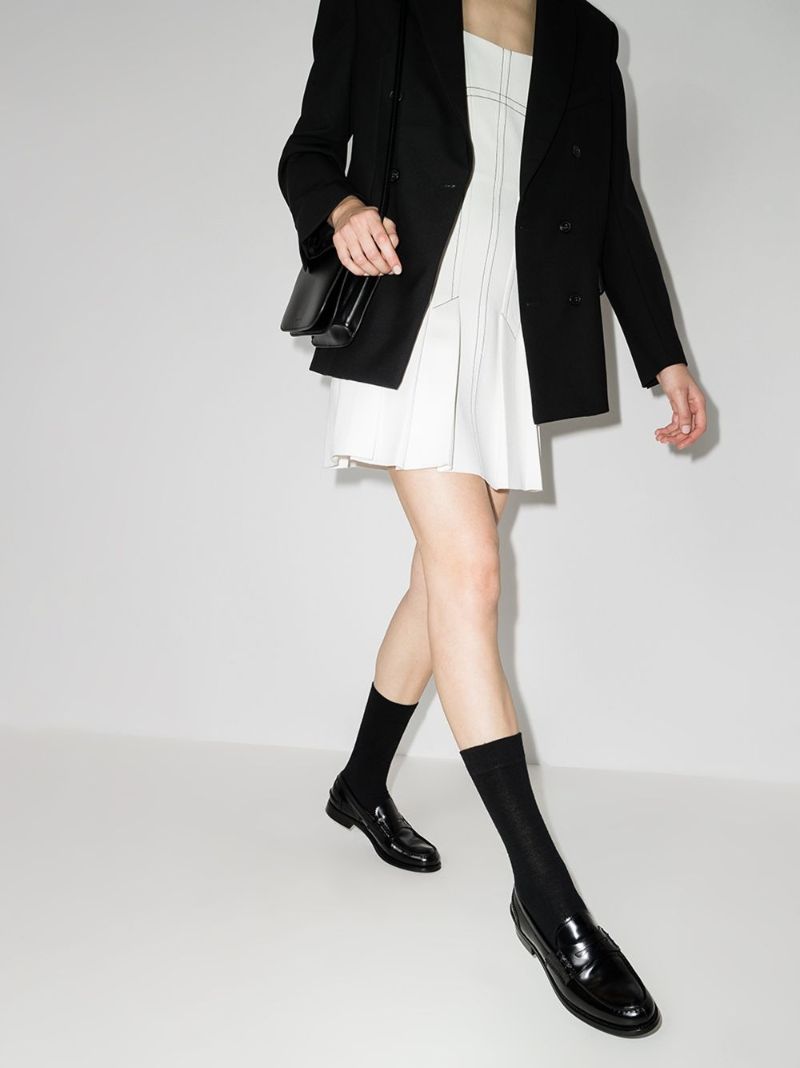 Black Genie Leather Loafers