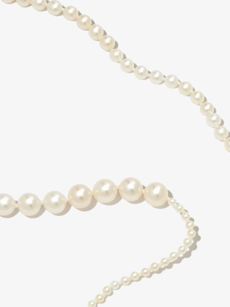 14k Yellow Gold Petite Peggy Pearl Necklace