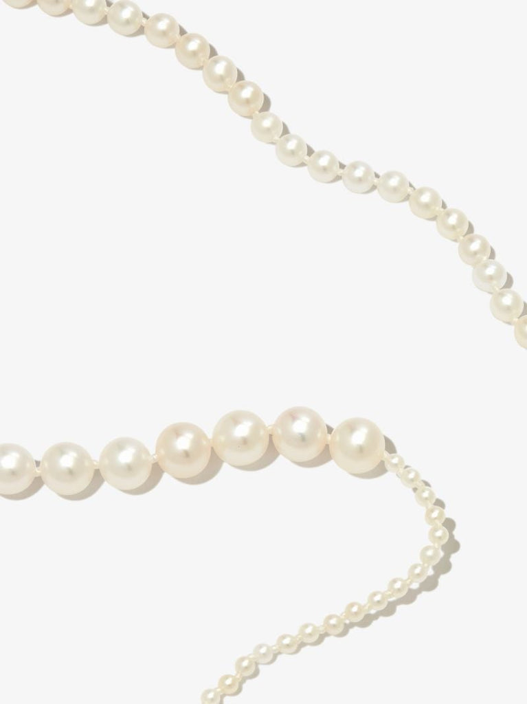 14k Yellow Gold Petite Peggy Pearl Necklace