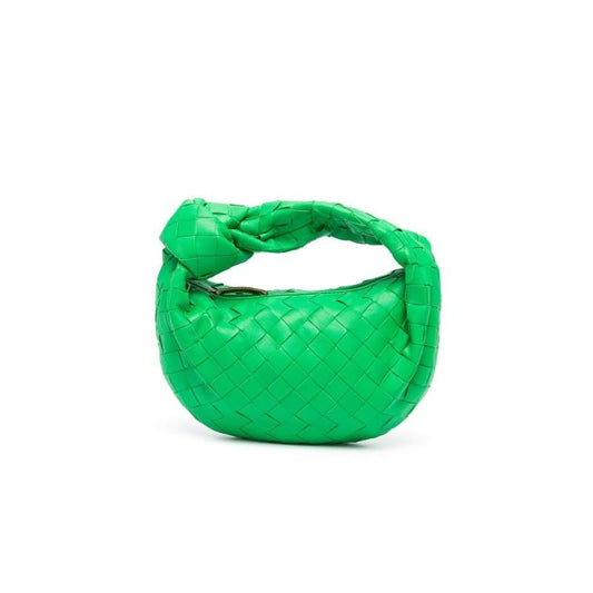 Green the Mini Jodie Leather Clutch Bag