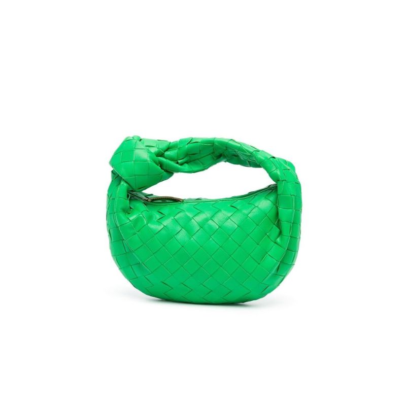 Green the Mini Jodie Leather Clutch Bag
