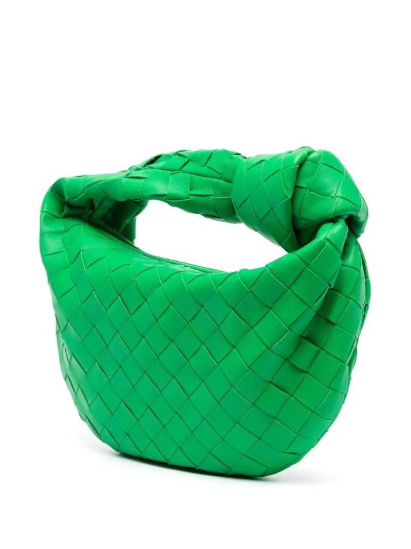 Green the Mini Jodie Leather Clutch Bag