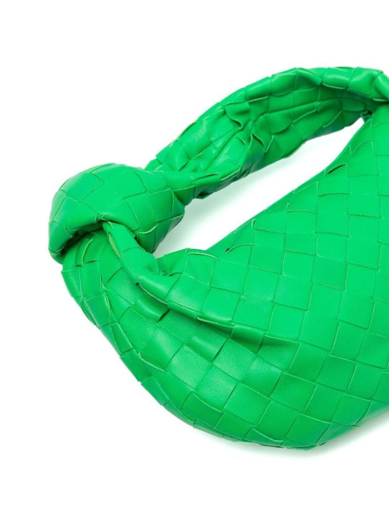 Green the Mini Jodie Leather Clutch Bag