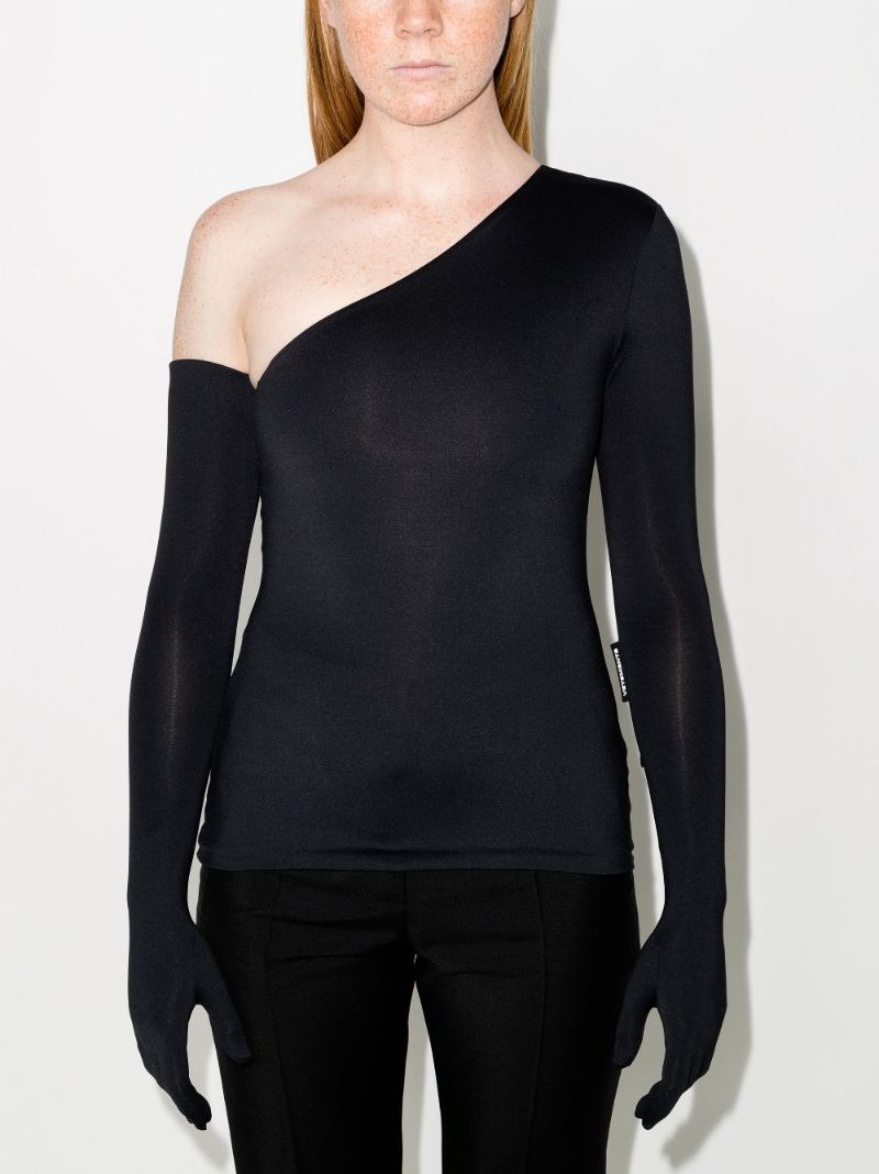 One Shoulder Glove Top