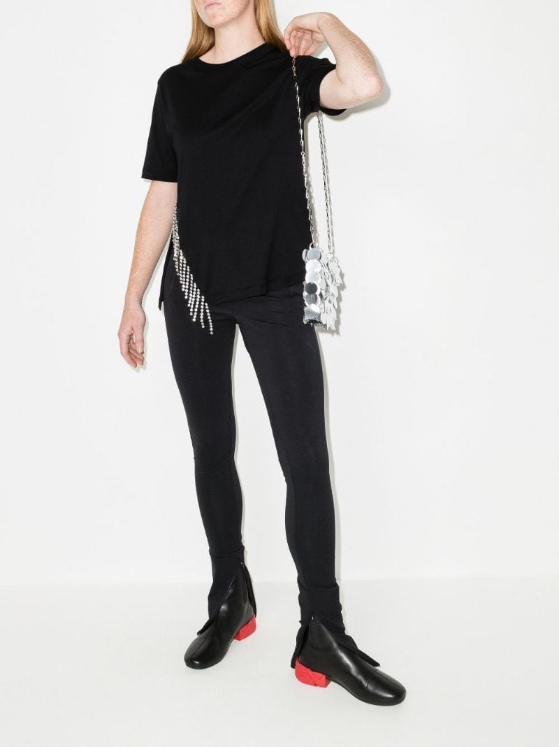 Crystal Trim Cotton T-shirt