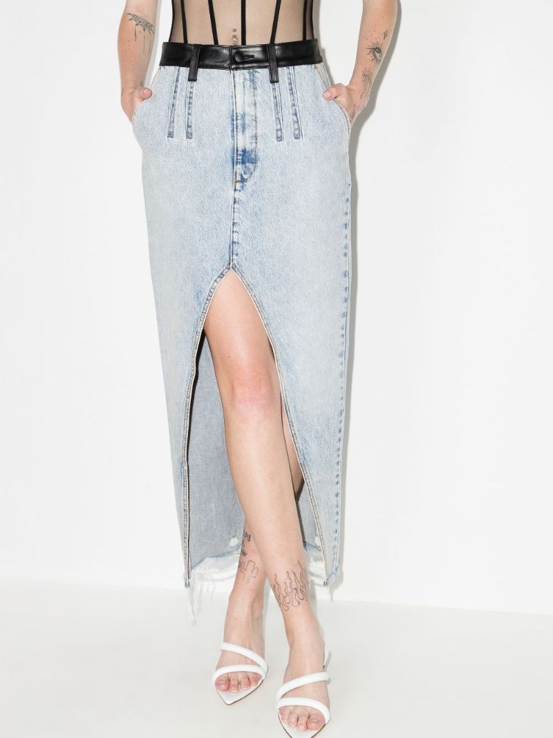 Denim Maxi Skirt