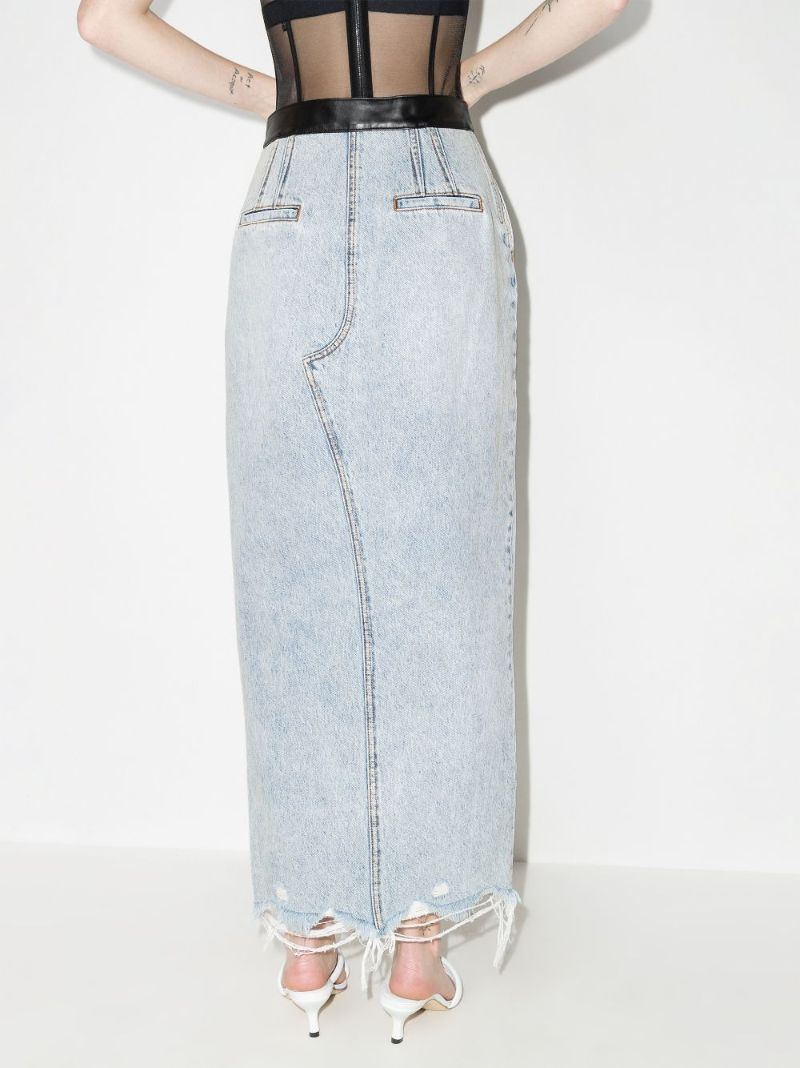 Denim Maxi Skirt