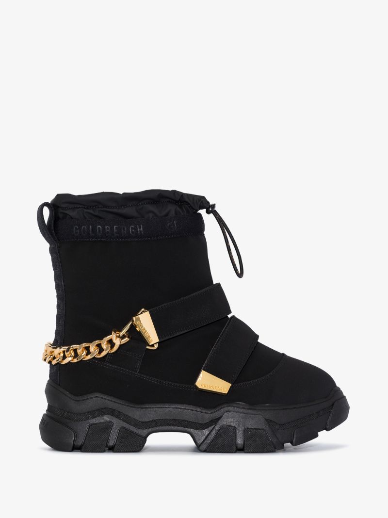 Black Posh Snow Boots