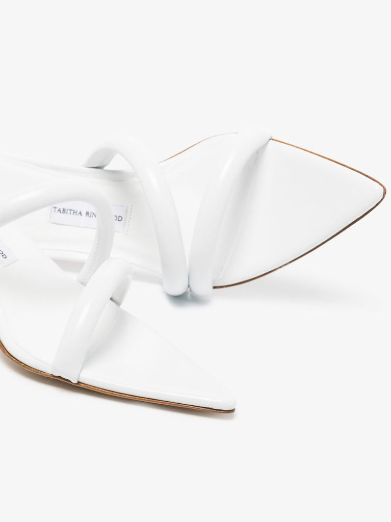White Clove 65 Leather Sandals