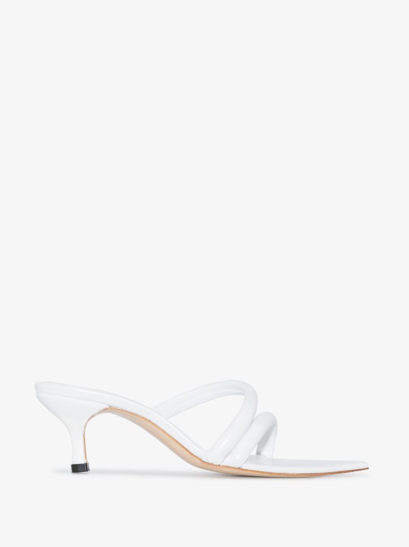 White Clove 65 Leather Sandals