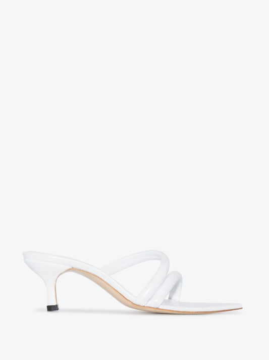 White Clove 65 Leather Sandals