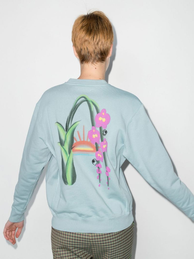 Chineseletter Cotton Sweatshirt