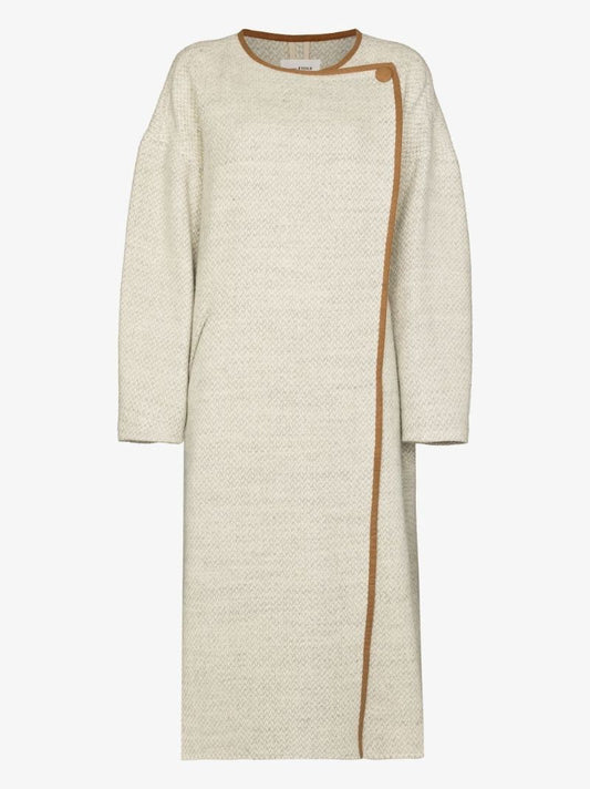 Overlapping Trimmed Coat