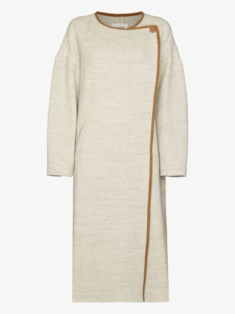 Overlapping Trimmed Coat