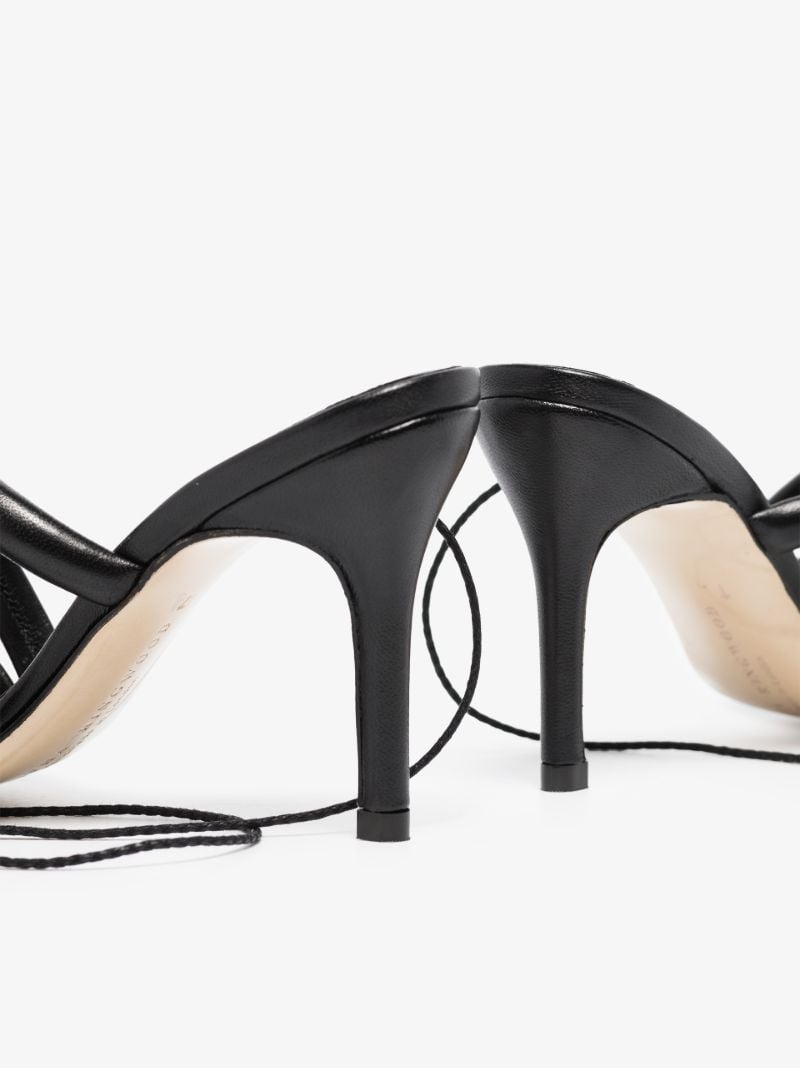 Black Corrin 100 Leather Sandals