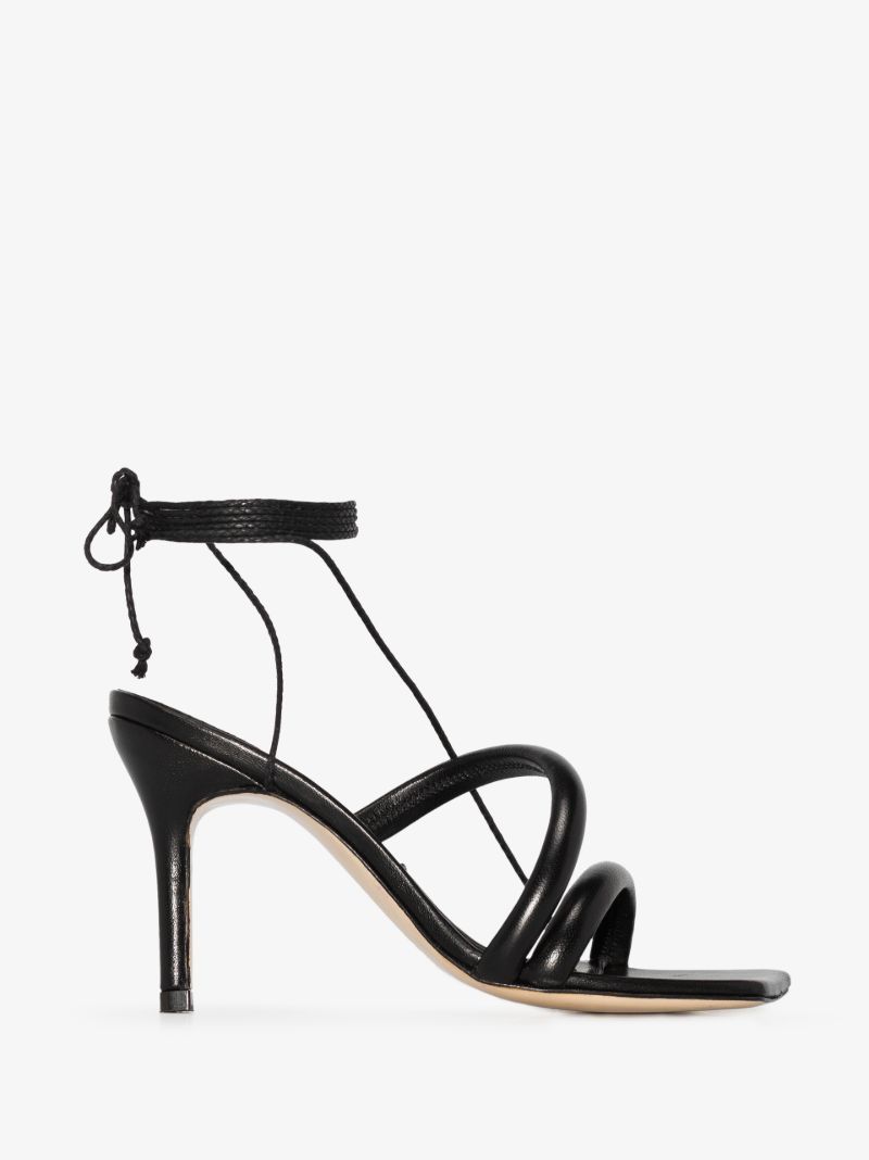 Black Corrin 100 Leather Sandals