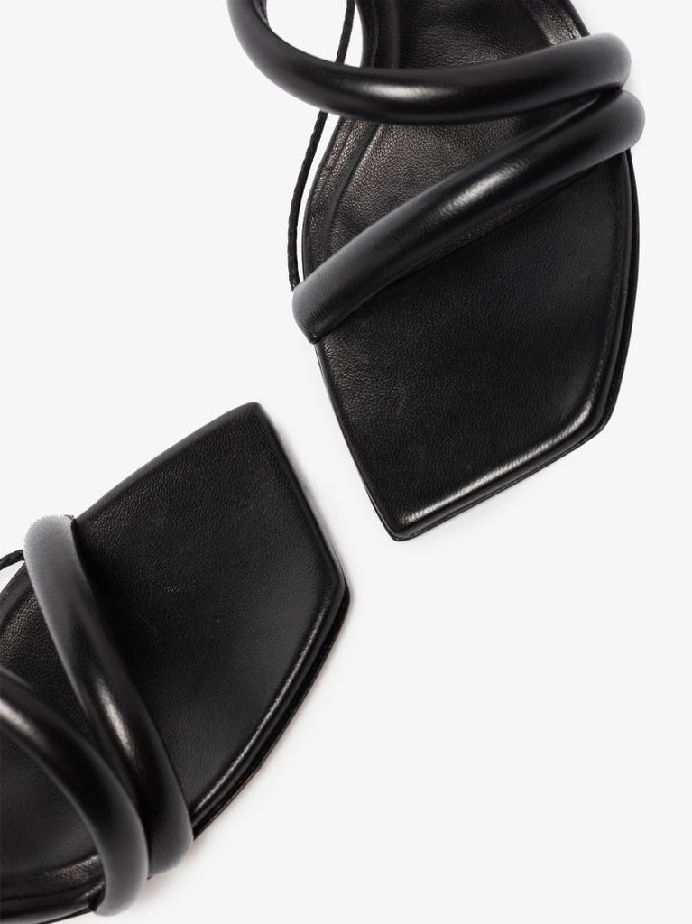 Black Corrin 100 Leather Sandals