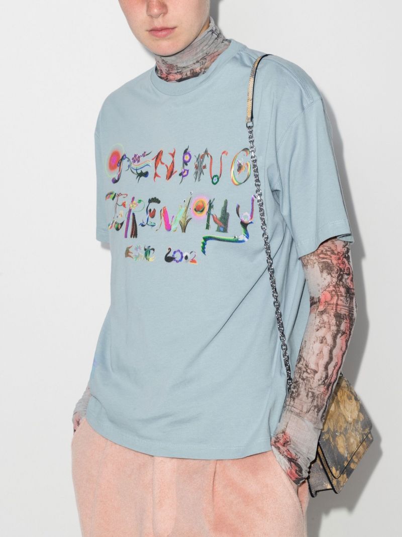 Chineseletter Cotton T-shirt