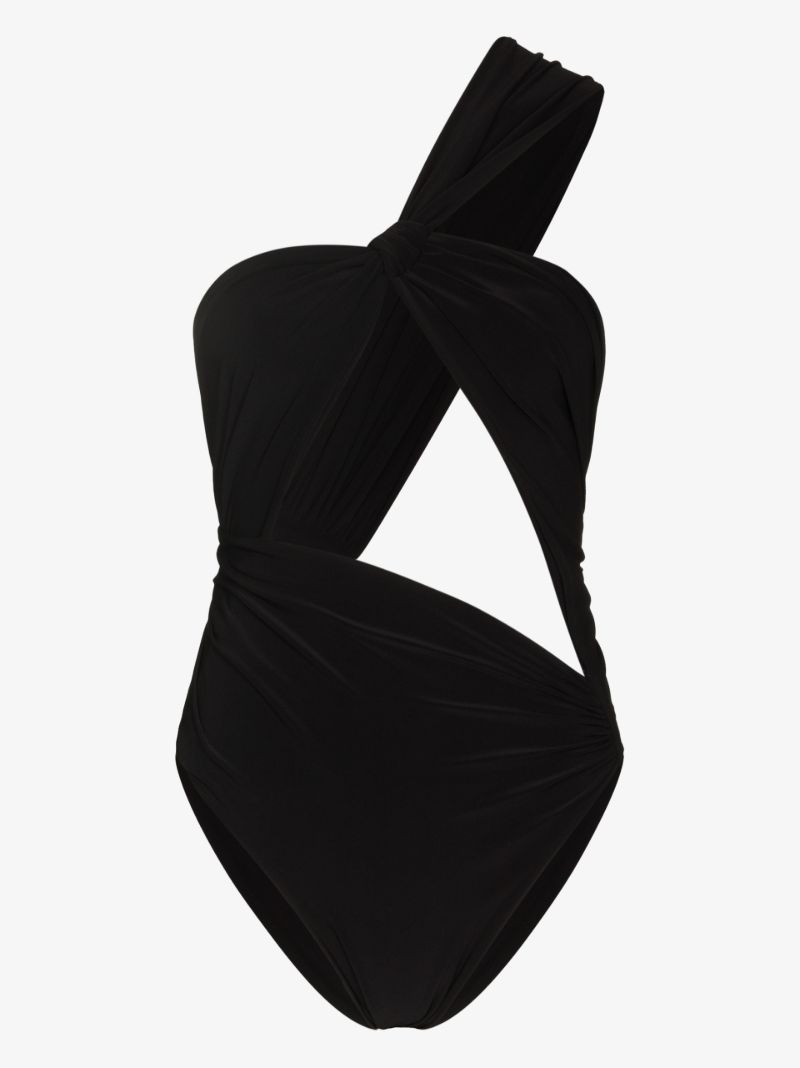 One Shoulder Cutout Bodysuit
