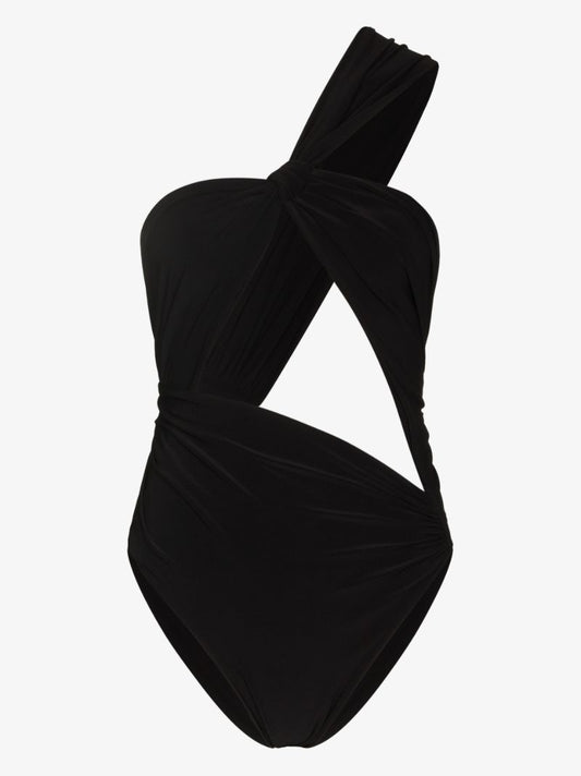 One Shoulder Cutout Bodysuit