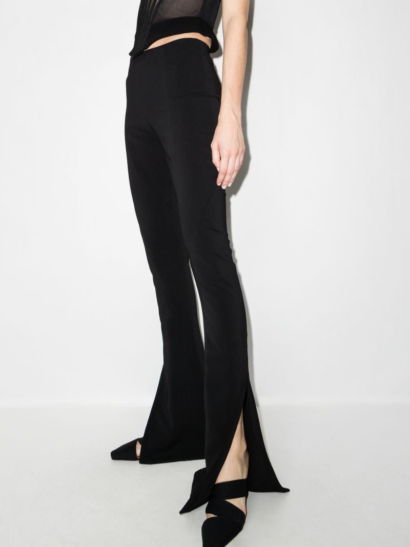 High Waist Flared Trousers