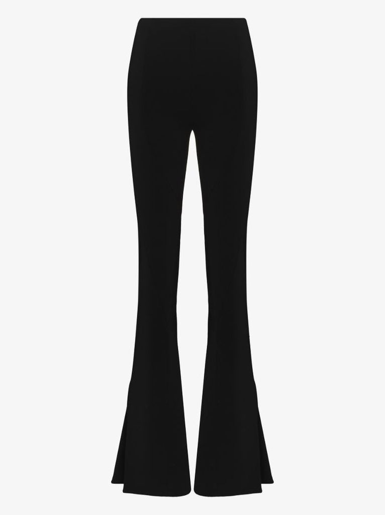 High Waist Flared Trousers