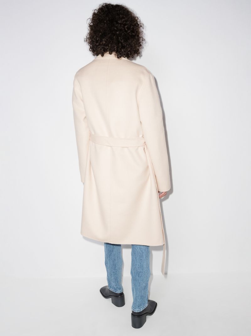 Cenda Belted Wool Wrap Coat