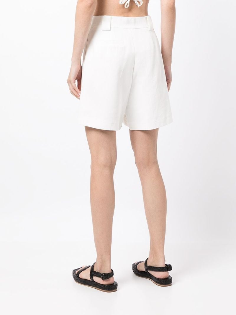 White Clemence Tailored Shorts