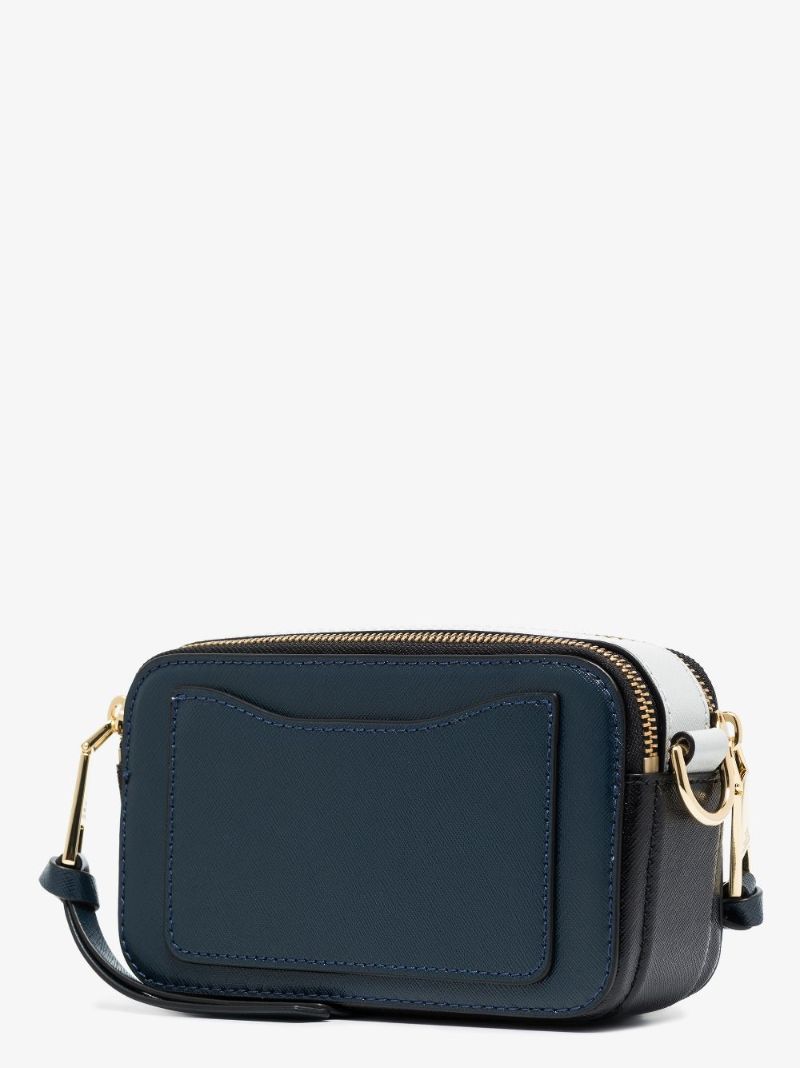 Blue the Snapshot Leather Cross Body Bag