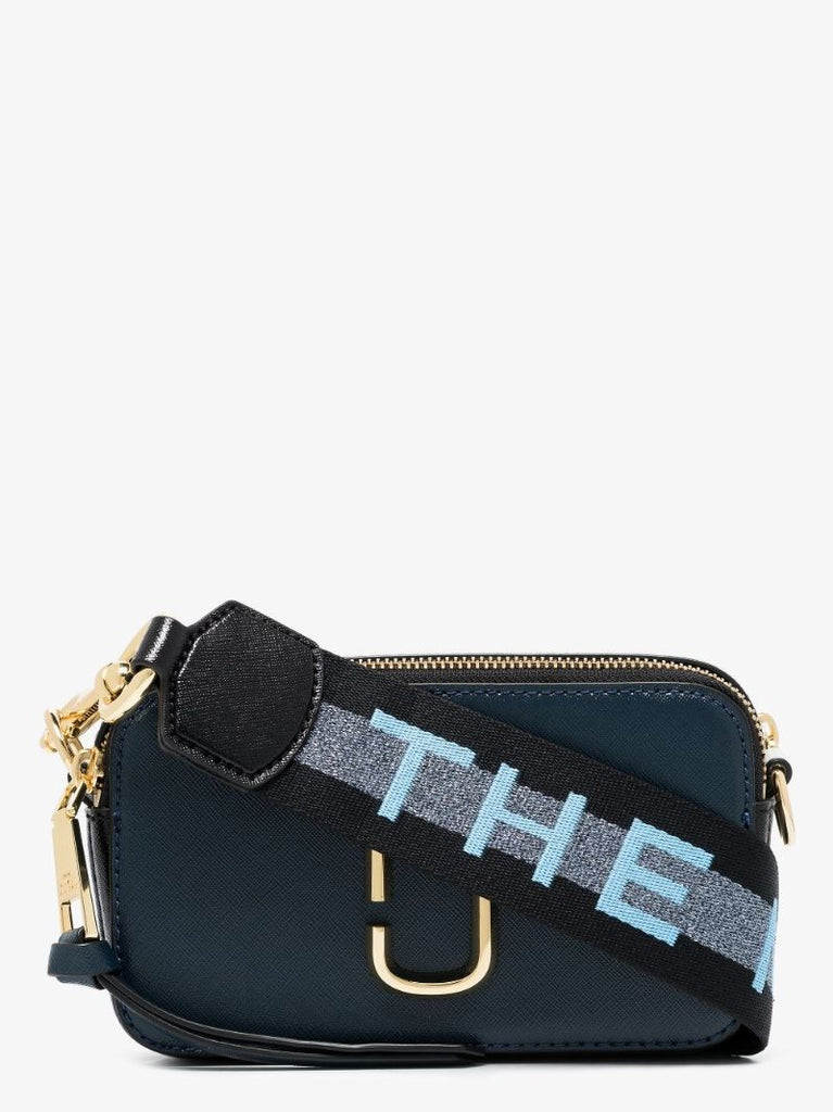 Blue the Snapshot Leather Cross Body Bag